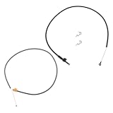 Briny River Cable de Control de La Aleta de Aire del Calentador de 2 Piezas 7701473284 Compatible con Renault TRAFIC 2 Compatible con Opel VIVARO 2001