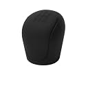 CULEB Funda universal para palanca de cambios de coche, Cubierta de Perilla de palanca de Marchas, protector de pomo adherente, Funda palanca de cambios, Silicona, Universal, Negro, 5 Marchas