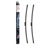 Bosch Aerotwin A 976 S Limpiaparabrisas Frontal, 700 mm / 700 mm | Set de Escobillas de Recambio para una Mayor Seguridad en la Conducción - con Adaptador Premontado