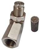 Universal O2 Sensor de Oxígeno Extender 90 grados Bung Ampliación Catalizador Auto CEL Fix Check Engine Light Eliminator Adaptador M18 x 1.5