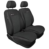 MOTOS Fundas universales para Asientos de Coche para BMW e92 | Funda Asiento Coche Delantero con Sistema de Airbag Activo, Ajuste Perfecto, Material de Tres Capas, Aspecto Elegante, Aplica