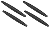 Voarge 4 Piezas Universal Protector Car Corner Bumper Guard, Anti-Scratch Tiras Pegatina, Protector Parachoques Coche (Negro-4PCS)