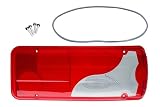 LONGLING Recambio cristal corto de luz trasera derecho lado pasajero para camiones Iveco Stralis X-way S-way T-way