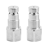 Flewdart 2pcs emulador sonda lambda Supresión P0420, Extensor de Sensor de Oxígeno O2, oxygen sensor filter adapter sensores de o₂ M18 * 1,5 Lambda Sensor Eliminator para coche, camión
