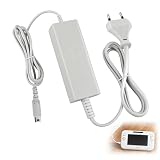 Cargador para Nintendo Wii U Gamepad, Fuente de Alimentación AC 100-240V | Pared Cargador Cable, Power Adapter para Wii U, Alimentación Portátil Carga Rápida para U Gamepad