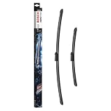 Bosch Aerotwin A 945 S Limpiaparabrisas Frontal, 650 mm / 400 mm | Set de Escobillas de Recambio para una Mayor Seguridad en la Conducción - con Adaptador Premontado