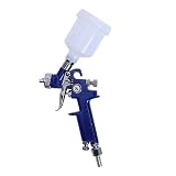 VCHICS Pistola pulverizadora, Boquilla Profesional de 0,8 MM/1,0 MM, Mini aerógrafo, Pistola pulverizadora, aerógrafo for Pintar, aerógrafo de Coche para Pintar Casas(Nozzle 0.8mm)