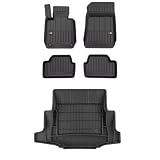 MOTOS Set de alfombrillas de goma y alfombrillas de maletero para BMW Serie 1 E87 2004-2011 Mejora la comodidad de tus viajes con la alfombrilla antideslizante para coche 3D- alfombrillas para todo ti