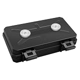 Tiardey Caja de Llaves magnética para Debajo del automóvil, Caja de Repuesto con Doble imán, Soporte de Llave magnético Impermeable para Viajes al Aire Libre en automóvil