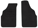 Motohobby Alfombrillas para Citroen C15, color negro, 2 piezas | Alfombrillas de coche a medida, antideslizantes, antisuciedad, para uso diario, terciopelo LUX