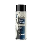 GLOBALTEC PROFESSIONAL Pintura Negra para Plástico de Coche Spray 500 ml — Alta Adherencia sin Imprimación, Acabado Sedoso OEM para Parachoques, Molduras y Carenados de Moto