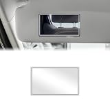 Adiwo 1 Pcs Rectángulo Espejo de maquillaje,Espejo de Cosmética para Automóviles,Visera de Coche,Baño o Pared de Dormitorio,Respaldo Asiento de Coche,6.5 * 11 cm
