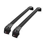 accessorypart Compatible con Ford Kuga 3 (CX482) 2020-2025 ACE-2 Barras de Techo Auto Portaequipajes Barras Transversales Negro Aluminio 2 Barras