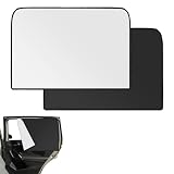 dentedeleao 2 Piezas Protección Solar Coche, Protección Térmica Ventanilla Lateral Luneta Trasera, Cortina Magnética de Protección Solar para Coche con Protección UV(80 * 50cm)