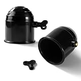 VooGenzek Tapa Universal para Bola de Remolque, Cubierta de Plástico 50mm, Cerradura Incluida