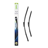 Valeo Silencio 2x Limpiaparabrisas VF370 - Delanteras - 600 mm / 475 mm | Juego de 2 Escobillas Planas, Repuesto para Equipo Original, 574470