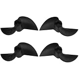 VGOL 2 pares de hélices de 4,8 x 42 mm con control remoto para lanchas de motor RC de dos cuchillas adecuadas para ejes de 4 mm