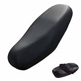 WZPKYQM Funda Asiento Moto para Honda PCX 125 | 1 Pieza Cojín Sillín Moto Cuero Impermeable Elástico Negro Cubierta Protectora Accesorio Recambio