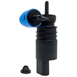 AUTOZOCO - Bomba de agua de lavado parabrisas azul - lavado de parabrisas - bomba limpia lunas - OEM 1J6 955 651 - recambio compatible - recambio