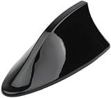 Antena Coche Estilo Aleta tiburón, Antena Tiburón Automovil, Dispositivo de Recepción de Señal de Radio FM/Am, Antenas Coche Autoadhesiva Impermeable, Longitud 17 cm, Negro