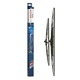 Bosch Twin Spoiler 604 S Limpiaparabrisas Frontal, 600 mm / 450 mm | Set de Escobillas de Recambio para una mayor seguridad en la conducción - con Adaptador Quick-Clip Premontado