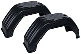 SIEROSŁAWSKI Juego de Dos Guardabarros Simples para Remolque 13 y 14 Pulgadas Paso Rueda Plano PVC 710 x 200 mm Cubierta antibarro Accesorio carrocería vehículos Ligeros