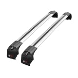 accessorypart Compatible con Ford Kuga 3 (CX482) 2020-2025 ACE-2 Barras de Techo Auto Portaequipajes Barras Transversales Gris Aluminio 2 Barras