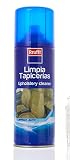 Krafft Limpia Tapicerías Coche Profesional, Espuma Limpieza en Seco -400ml | Asientos, Alfombras y Moquetas
