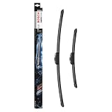 Bosch Aerotwin AR653S - Limpiaparabrisas, Negro (2 unidades, 650 mm y 400 mm)