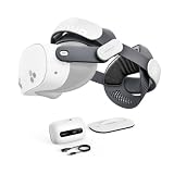BOBOVR M3 Pro+ Correa para la Cabez,Compatible con Meta Quest 3/Quest 3S,Modos Dual Halo y Elite Fit,Perillas de Ajuste Delanteras y Traseras,Presión Facial Reducida