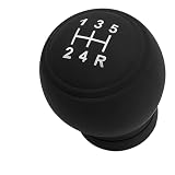 Zynqo Pomo de cambio, cubierta de 5 velocidades, antideslizante, tapa universal para pomo de cambio, duradero, resistente al desgaste, para interior del vehículo (negro)