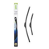 Valeo Silencio 2x Limpiaparabrisas VF980 - Delanteras - 650 mm / 400 mm | Juego de 2 Escobillas Planas, Repuesto para Equipo Original, 577980