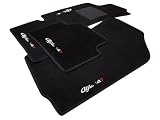 DHCarMats | Alfombrillas de Auto para Alfa Romeo 147 (CentoQuarantaSette) 2000-2010 Bordado | Alfombrillas de Auto Alfombra Personalizado | Accesorios de Coche - Conjunto Completo