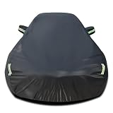 SjYsXm Actualizado Funda Coche Compatible con BMW Z4 Z4M Cabrio 2002-2026, Impermeable Cubierta para Lluvia, Sol, Nieve con Forro de Algodón, Exterior Lona Coche por Z4 Z4M E85 E86 E89 G29