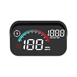 FGHGX Auto HUD Head Up Display para Isuzu D-MAX, Head Up Display Auto HUD Impermeable Pantalla Visualización Frontal Digital