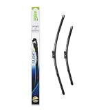 Valeo Silencio 2x Limpiaparabrisas VF362 - Delanteras - 600 mm / 500 mm | Juego de 2 Escobillas Planas, Repuesto para Equipo Original, 574462
