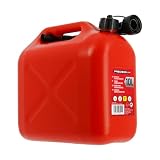 Cartec 506021 Bidón para Combustible de 10L homologado Diesel, Gasolina, Aceite, Hidrocarburos