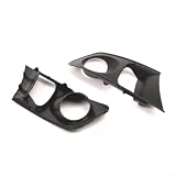 Par Marcos Antiniebla Negro ABS para Ibiza 6L FR | Material ABS , no deformable, color negro, para ajuste perfecto bumper frontal