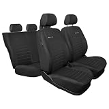 Mossa Fundas de asientos a medida aptas para Volkswagen Golf V 2003-2009 E4 | Hatchback, Variant - sin funda para el reposabrazos trasero