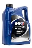 Elf 194888 Evolution 900 SXR 5W40 Lubricante, 5 litros