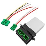 YAOPEI Resistencia Ventilador + Conector Para Megane 2 Scenic 2 Clio Modus Twingo C2 C3 C5 1007 207 406 607 Calentador Motor Resistencia Aire Acondicionado 7701048390 7701207718 6441L2 6441.L2