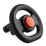hauck Volante para carrito con bocina, Pushchair Steering Wheel Negro | Volante de juguete para sillas de paseo con barra frontal de 18 a 38 mm de diámetro, fácil de girar y con fijación por pinza
