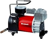 Einhell Compresor para coche CC-AC 35/10 12 V | máx. 10 bar | Potencia de salida de 35 l/min | Conexión al encendedor del coche | Manómetro | 4 adaptadores adicionales