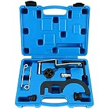 FreeTec 8pzs Kit Calado Distribución, Herramienta Cadena Distribución Motor Diésel, Utiles Calado Bloqueo Árboles de Levas Volante Motor Bomba de Combustible para BMW N47 N47S N57 N57S 320d 1.6 2.0