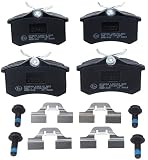TRW GDB1330 Pastillas de Freno Juego de 4 para Seat Ibiza III (6L1) 2002-2009 Eje Trasero y Otros Vehículos
