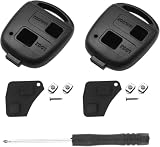 SLshiBo Carcasa de Llave 2 Botones Compatible con Toyota Corolla RAV4 Yaris