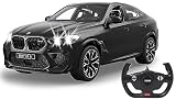 Jamara 402122 BMW X6 M 1:14 2,4 GHz – Parabrisas Transparente, luz LED, Coche RC