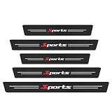 5 Paquete de Protector Umbral Coche Protector Parachoques Coche | Protector Barra de Umbral de Puerta Accesorios Coche Tuning Se Adapta a la Mayoría de los Coches, SUV Trasero
