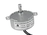 CHANCS TYC-50 Motor sincrónico 220V AC 10-12RPM CW/CCW Esfuerzo de torsión motorreductor Motor eléctrico de Baja Velocidad