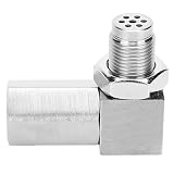 Culnflun Convertidor catalítico de 90 grados, eliminador CEL con toma de sensor de O2, eliminador de luz de motor automático de acero inoxidable para código P0420